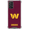 NFL Washington Commanders Distressed Galaxy A72 5G Clear Case